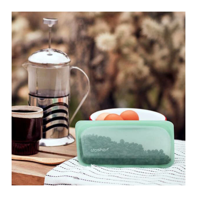 Reusable Silicone Food Storage Bag, Snack Size